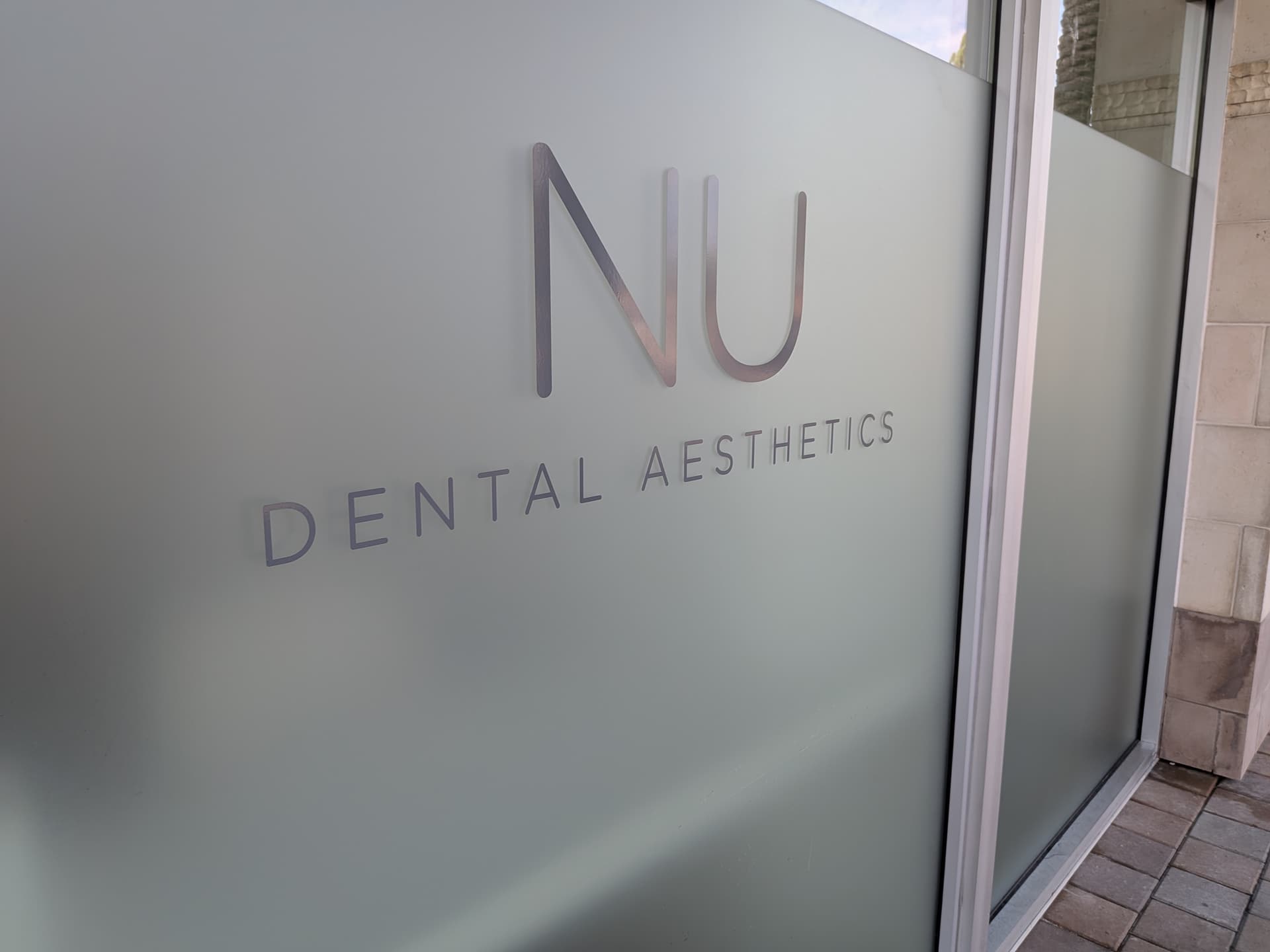 Nu Dental Aesthetics signage in Huntington Beach