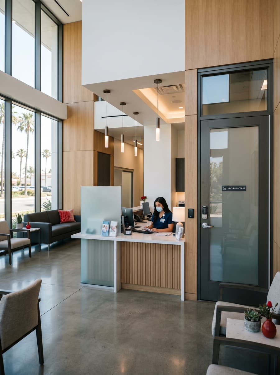 Commercial security for healthcare in Orange County