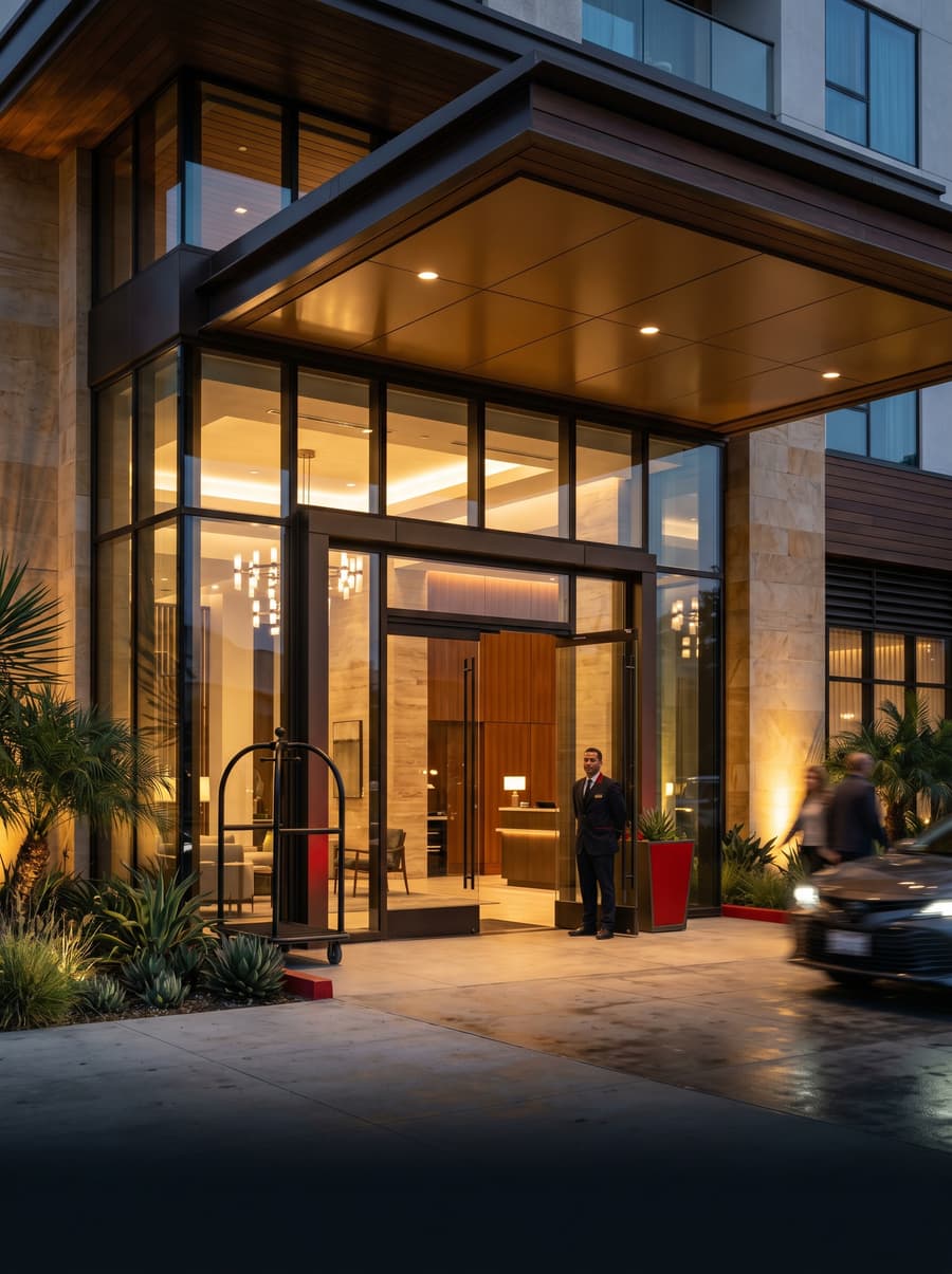 Commercial security for hotels in Orange County